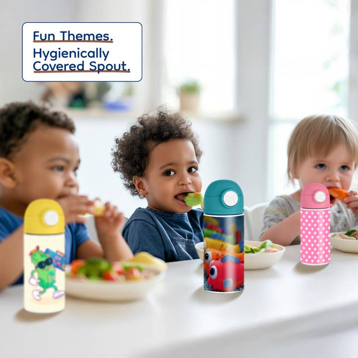 3dRose - Wholesale Water bottle - 3dRose, USA, Oregon, Portland. Fish bathtub toys - US38 BJA0464 - Jaynes Gallery, Kids Water Bottle4