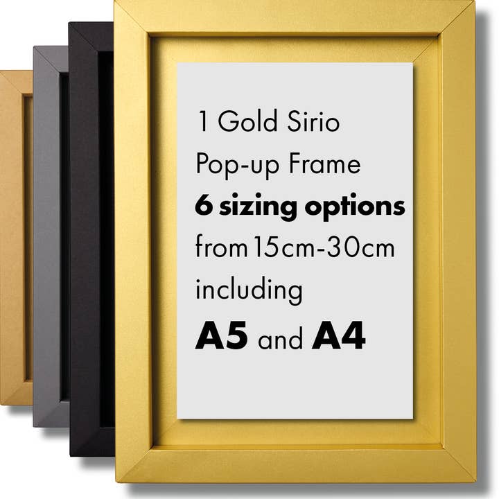 Pop-up Frames - Wholesale Picture Frame - SMALL Pop-up Picture Frame | Multi-size 15cm-30cm | Stick-on