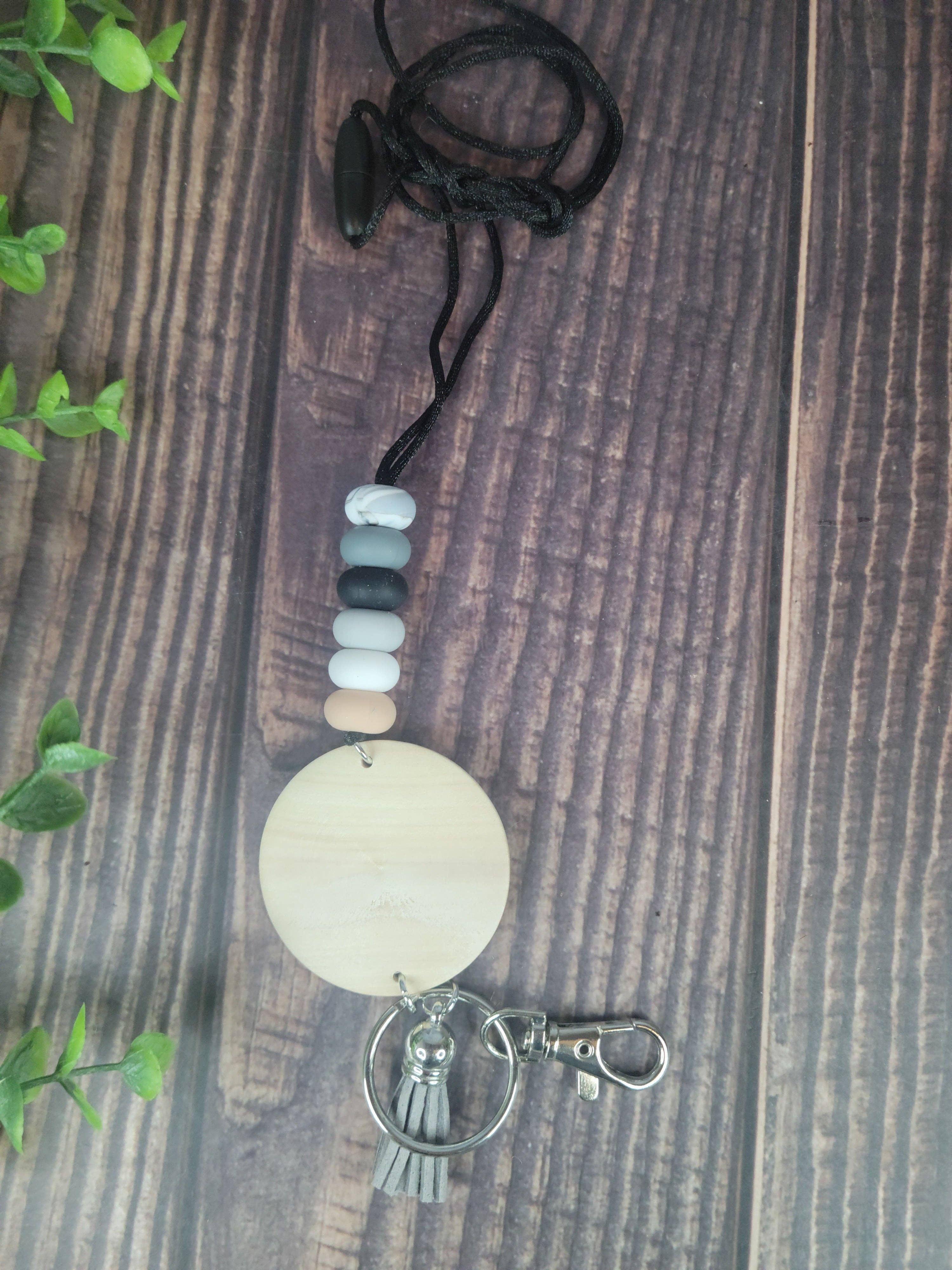 ACC Sublimation Blanks - Wholesale Lanyard - Unisex - Silicone bead lanyard, lanyard, laser engraving blank, silic14