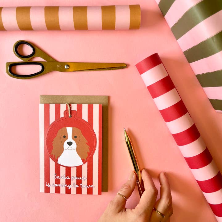 Heather Alstead Design Ltd - Wholesale Christmas card - Dog Breed - Pop Out Christmas Bauble Cards 14