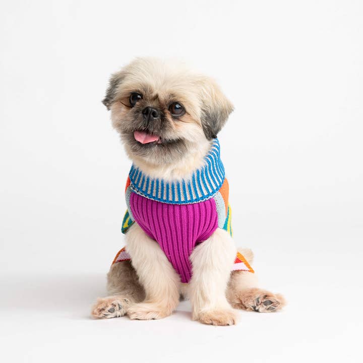 VERLOOP | knits - Wholesale Pet jumper – Dog - Pattern Patch Dog Sweater9