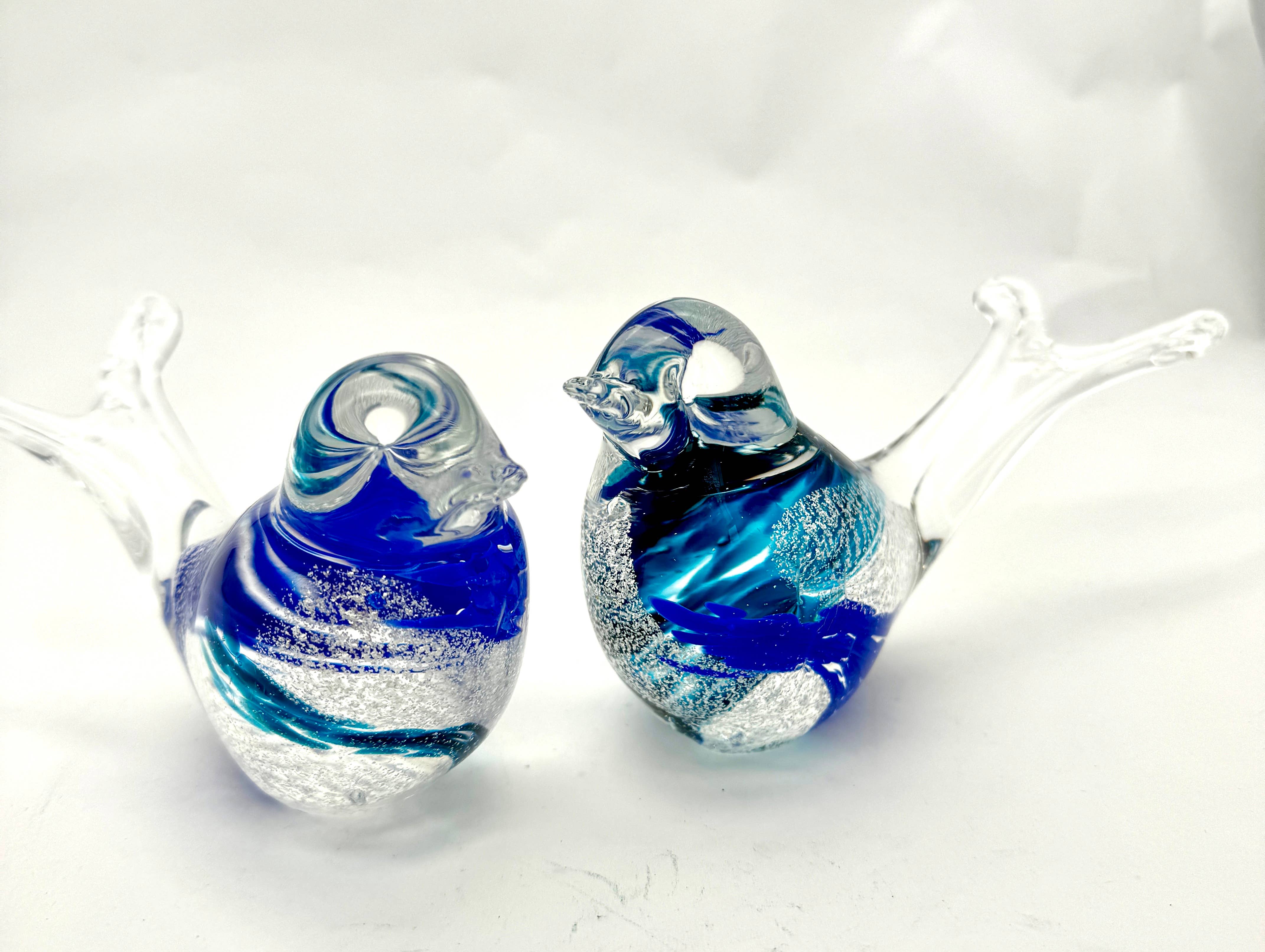 Alice Sturzinger LLC - Venta al por mayor Figura decorativa - Figura de pájaro golondrina de vidrio Murano multicolor soplado a mano9