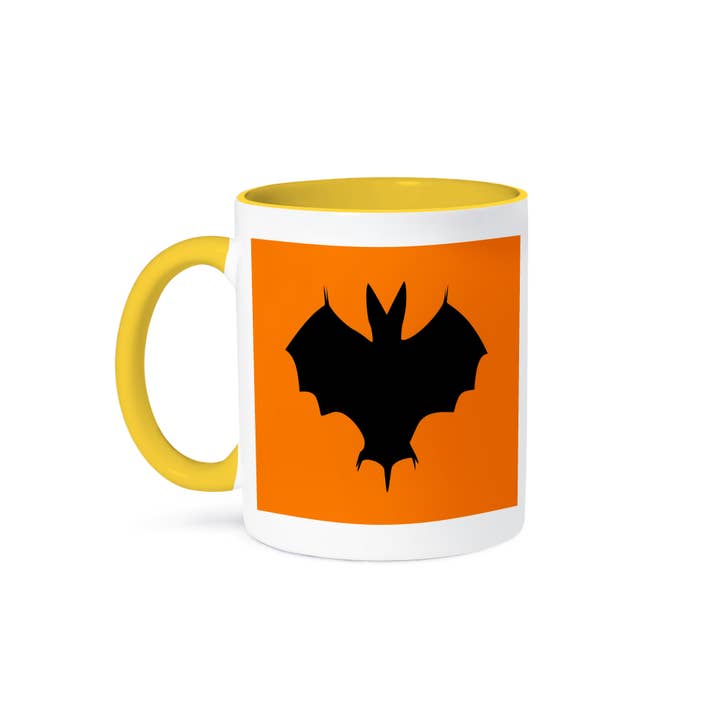 3dRose - Wholesale Coffee Mug - 3dRose, Simple Silhouette Of A Halloween Bat, Mug