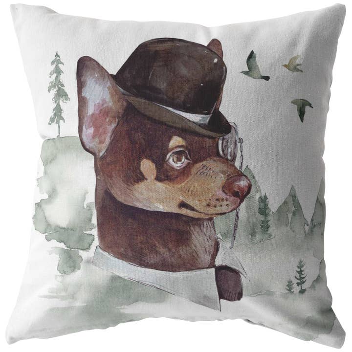 Cuscino Chihuahua | Decorazione vintage per cani | Regalo Chi Lovers per la vendita all'ingrosso da parte di The Creative Pioneer