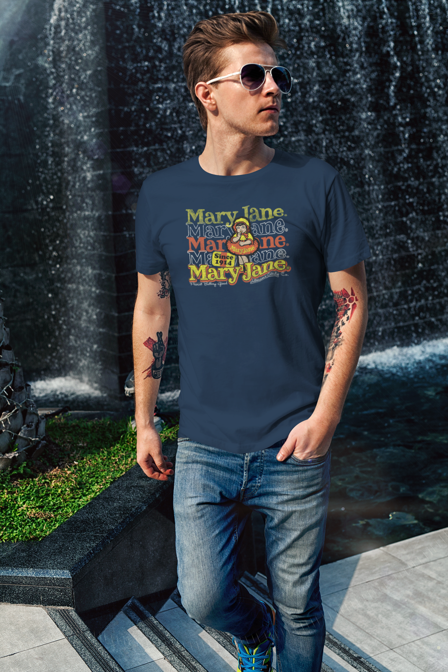 www.sweetvintagetees.com - Vente T-shirt sérigraphié – unisexe - T-shirt Mary Jane Since 19143