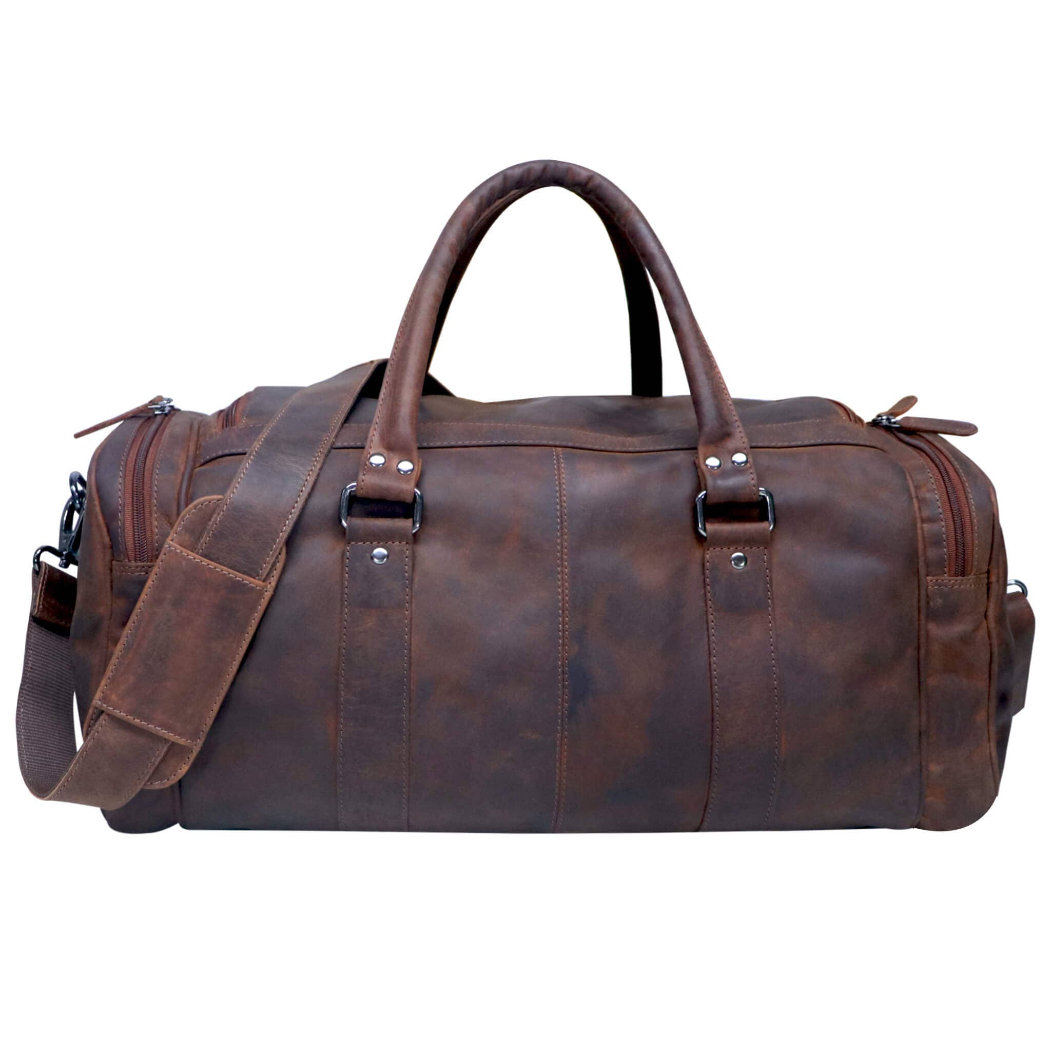 Greenwood - Wholesale Duffel- en weekendtas - Uniseks - Greenwood Finn leren sporttas en kleine reistas voor mannen en vrouwen14