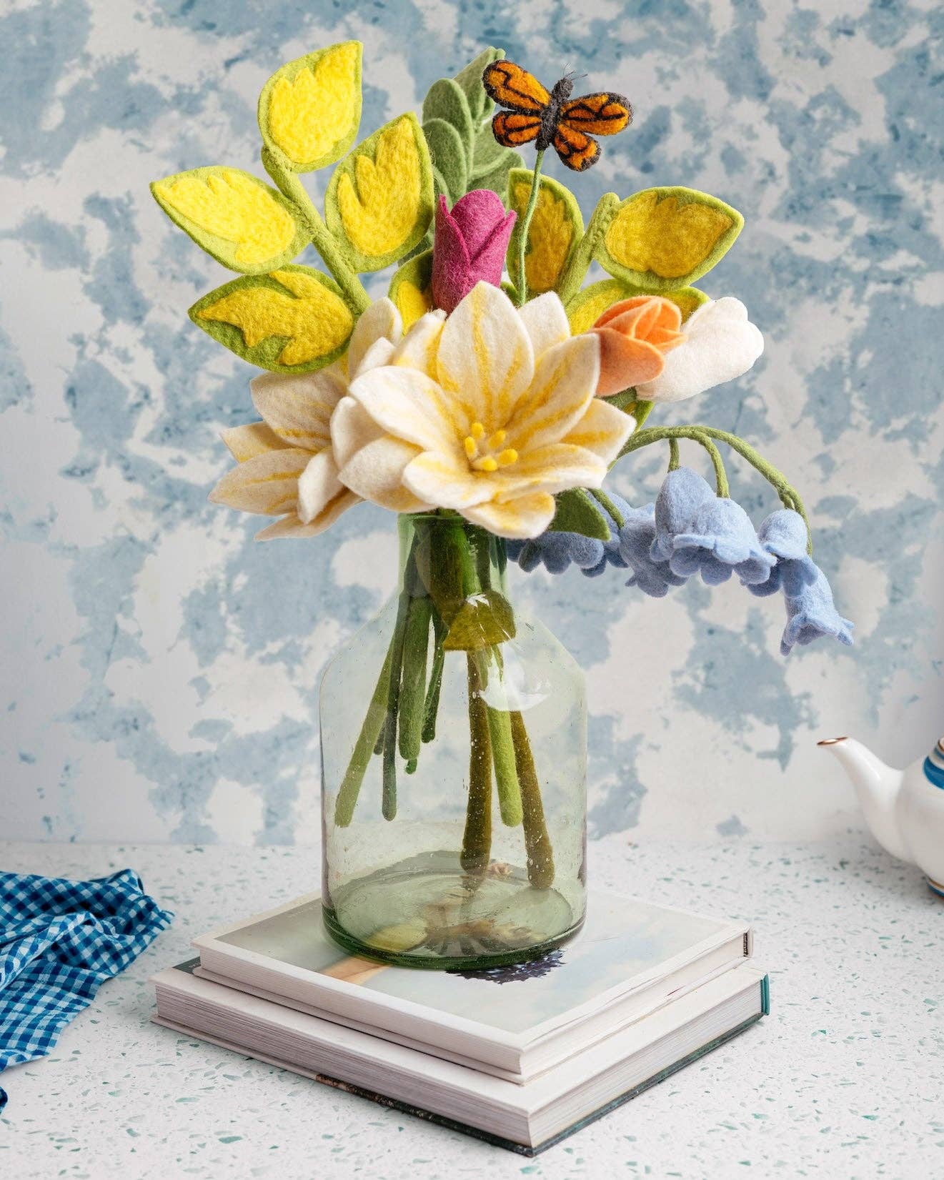 Global Goods Partners – Engroshandel Kunstige blomster – Følte Vildblomst17