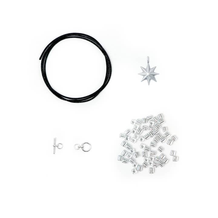 DIY BRACELET KIT - SILVER SINGLE - ESTRELLA for wholesale by Cielomar Jewelry
