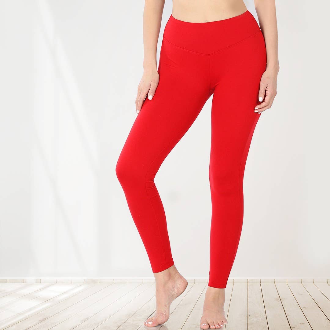 42POPS - Wholesale Athletic/Lounge Leggings - Women's - ",,..._ Waistband Full Length Leggings30