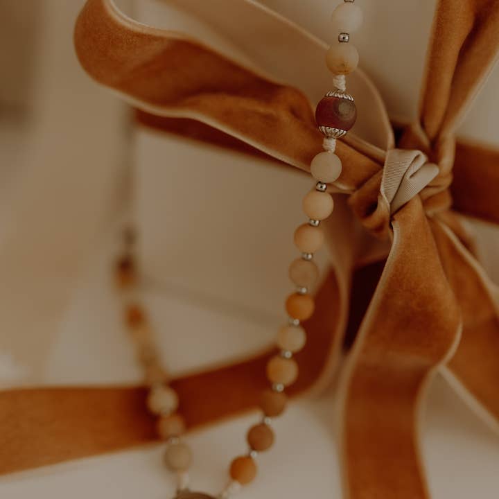 Abundantly Yours - Wholesale Prayer Beads Necklace - St. Catherine of Siena Rosary