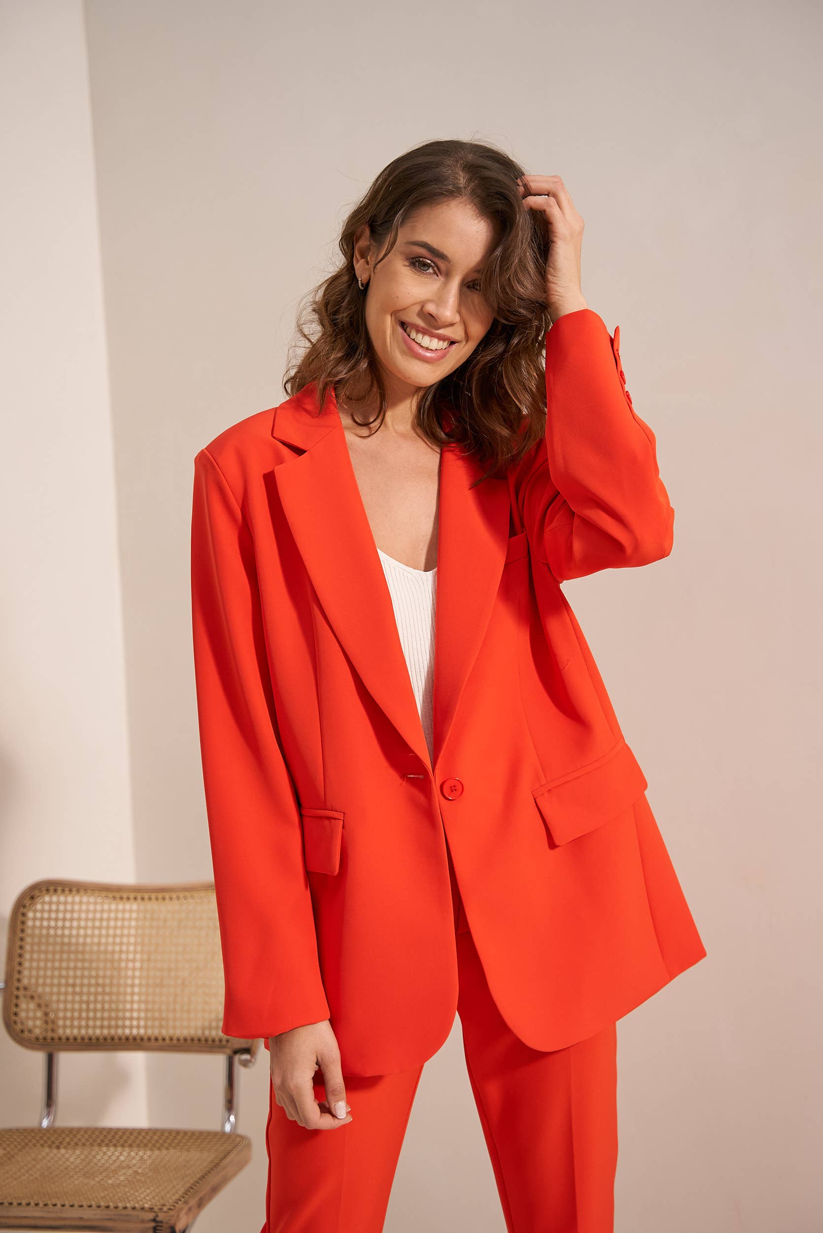 Attentif Paris - Wholesale Suit Jacket - Women's - [Timeless] Solid oversized jacket timeless41