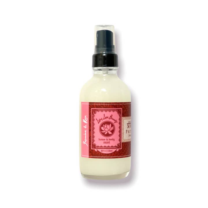 4oz Home and Body Mist - Jasmine & Rose for wholesale by Lotus Love Beauty