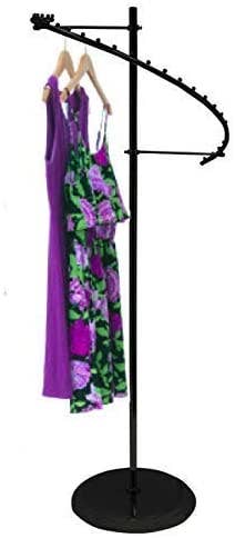 Only Hangers - Wholesale Coat Rack - 29-Ball Spiral Clothing Rack1