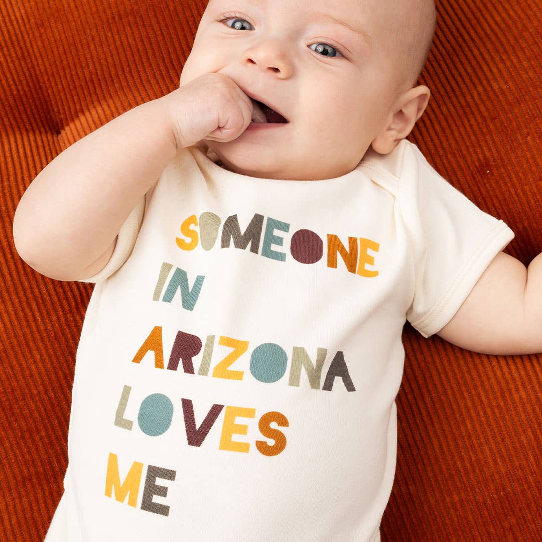 Emerson and Friends - Wholesale Bodysuit (Non-Footed) - Baby - Someone in AZ Loves Me Arizona Baby Gift Cotton Onesie1