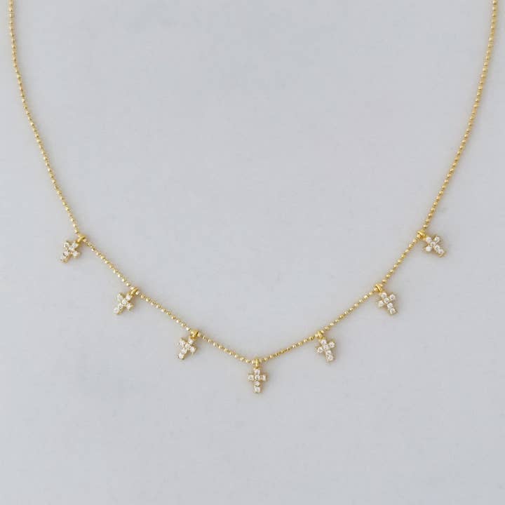 Collier Croix Essie pour la vente par LE Sensor