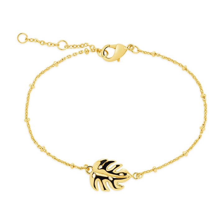 Sterling Forever - Wholesale Charm/Dangle Bracelet - Keilani Leaf Bracelet