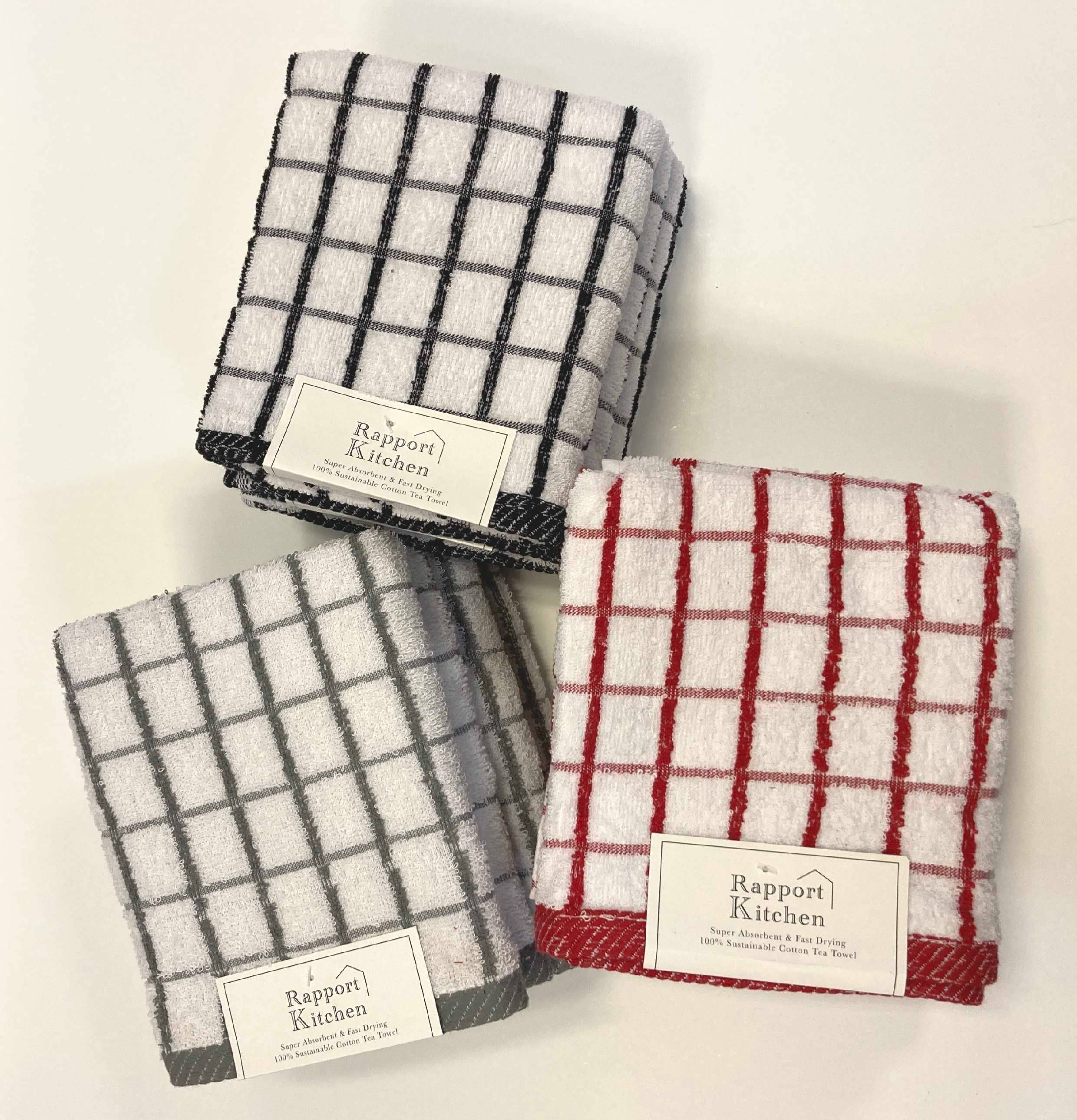 Rapport Home Furnishings Limited - Vendita all'ingrosso Strofinacci - Asciugamano da cucina in spugna di lusso 50x806