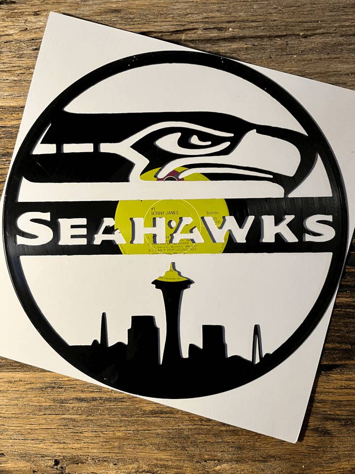 Seahawks Färgglad Väggskylt för wholesale av Music City Made
