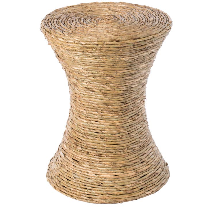 Quickway Imports - Wholesale Coffee Table - Round Wicker Side Table Hourglass Shape Coffee Table2