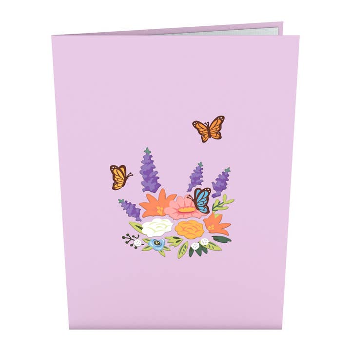 Lovepop Cards - Wholesale Everyday Greeting Card - Flower Basket Card, 5x7" Pop-Up Cards, Vintage3