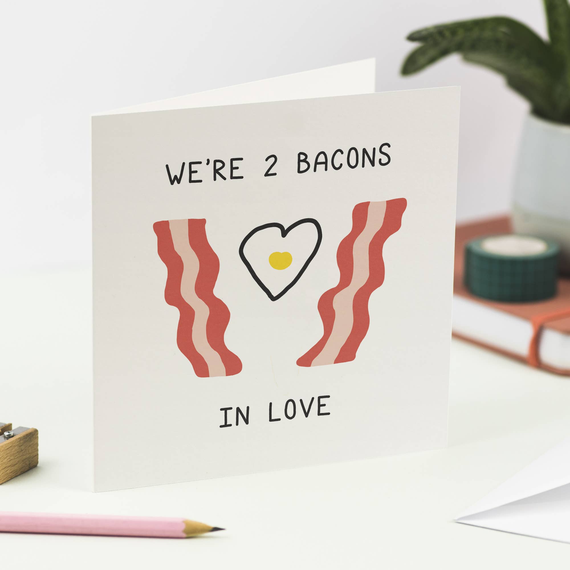 CoolSource Cards – wholesale Love card – Bacon - 2 in Love | Greetings Card | Birthday Card2