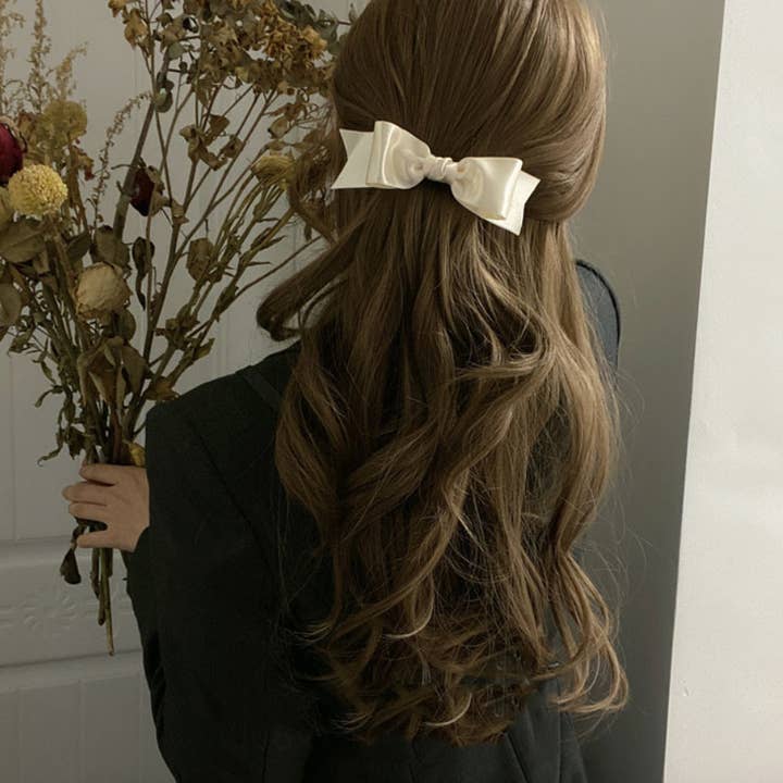 XO Fashion - Wholesale Hair Clip - Women's - HC3006 Elegant French Half-tie Hair Clip Bow shape 1/unit3