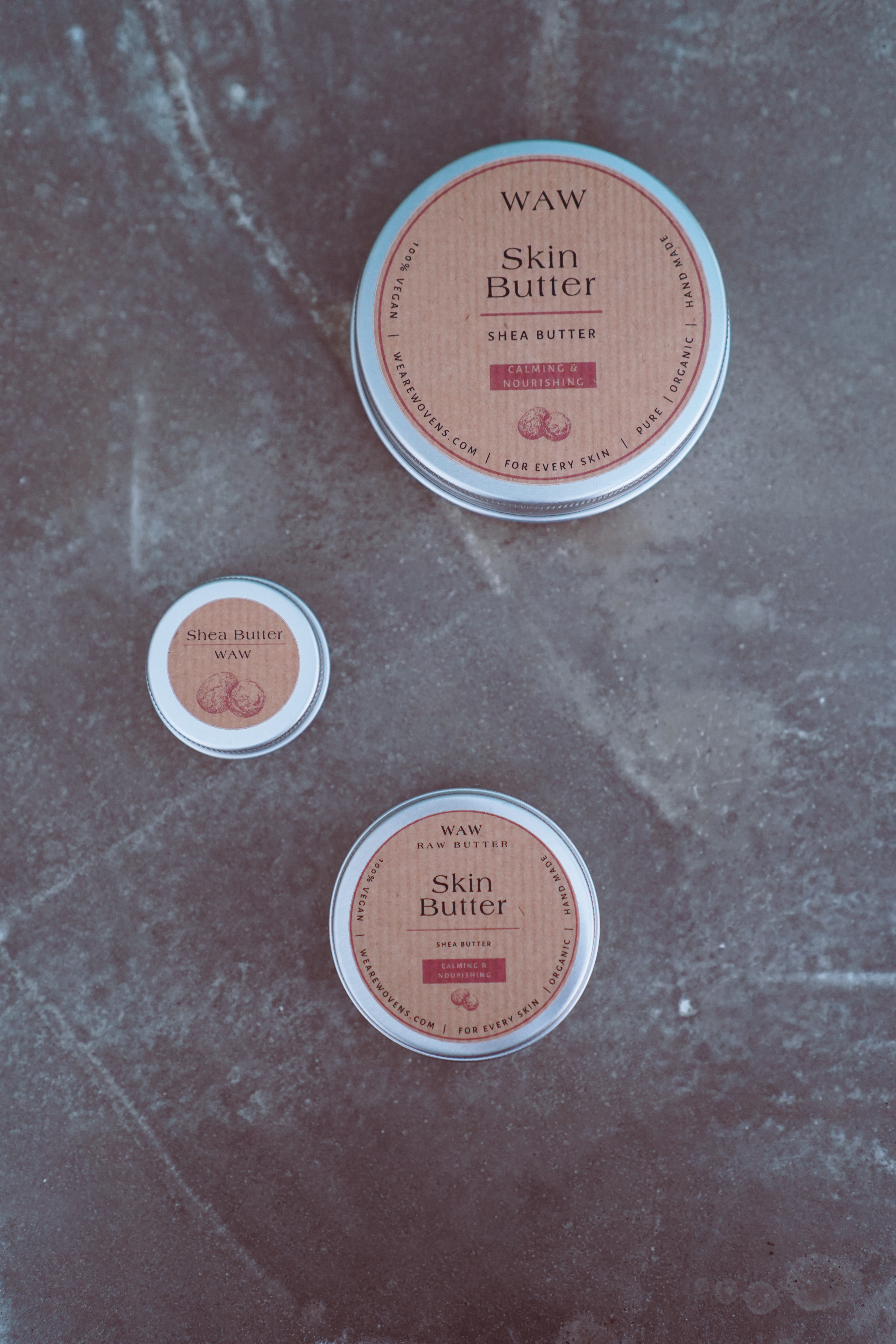 We Are Wovens - Wholesale Body Balm/Butter - Shea Butter | Blik mini 15 ml1