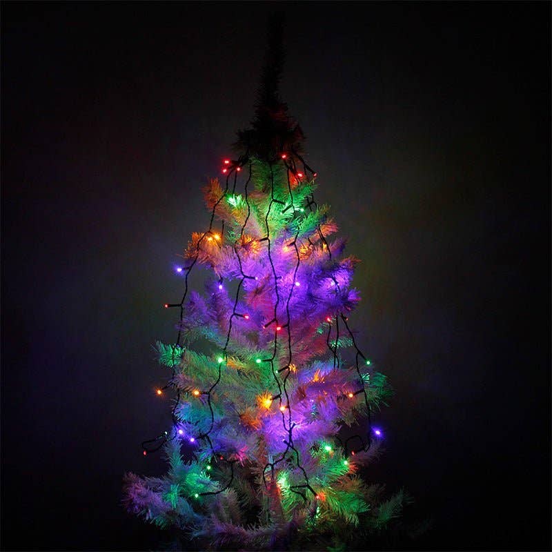 Silumen - Wholesale String Lights - Christmas tree garland IP44, 8 modes - transparent cable3