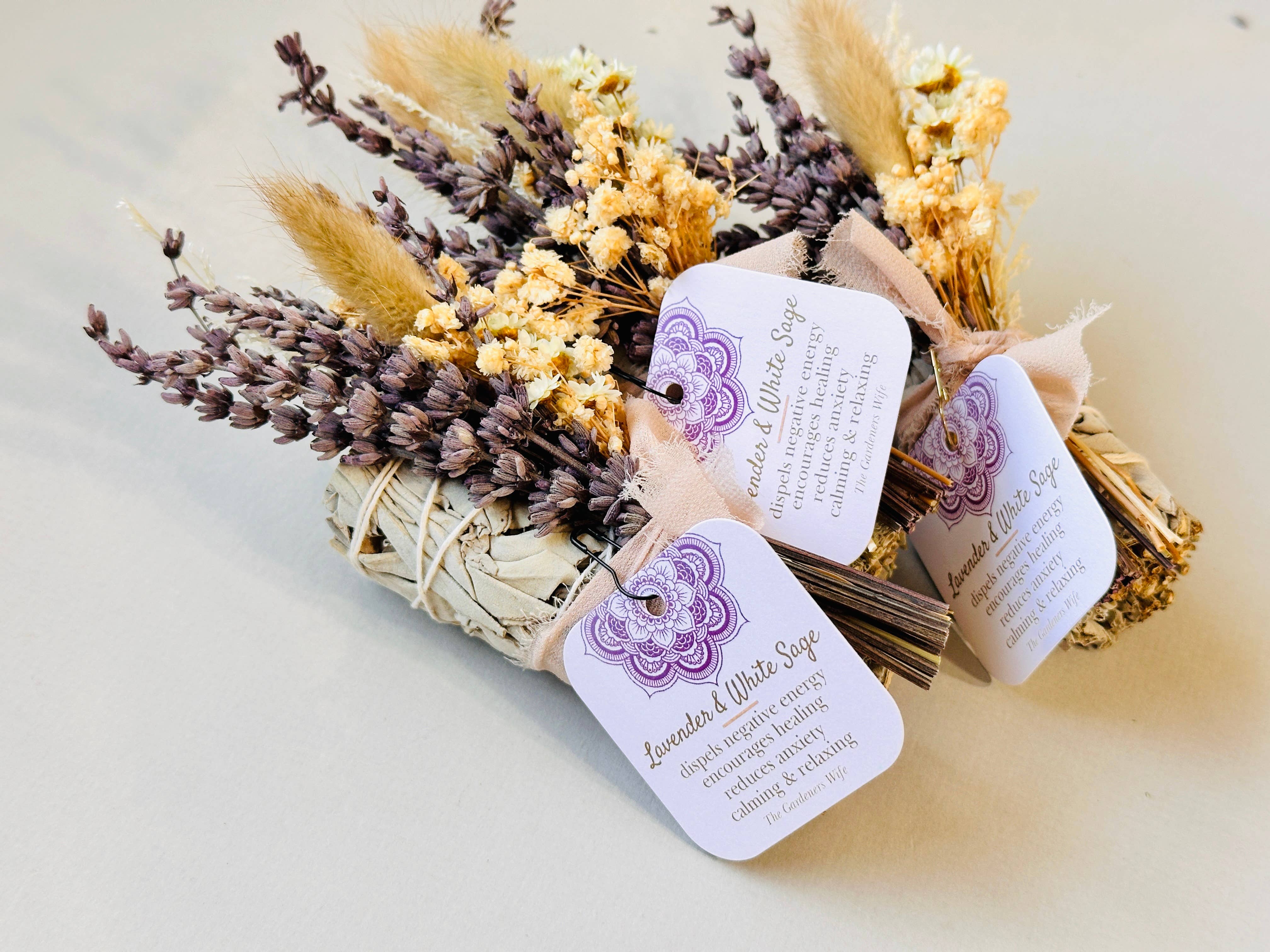 The Gardeners Wife - Wholesale Sage Bundle - White Sage + Lavendar6