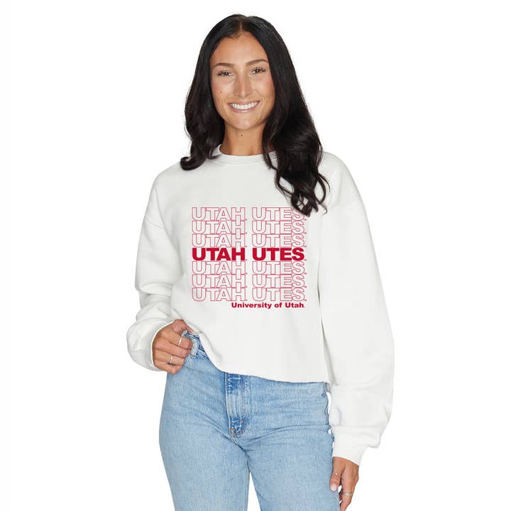 Utah Repeat Crewneck for wholesale by Lojo Collegiate Apparel