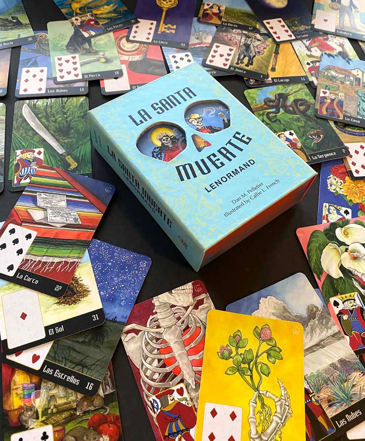 REDFeather - Wholesale Tarot Cards - La Santa Muerte Lenormand8