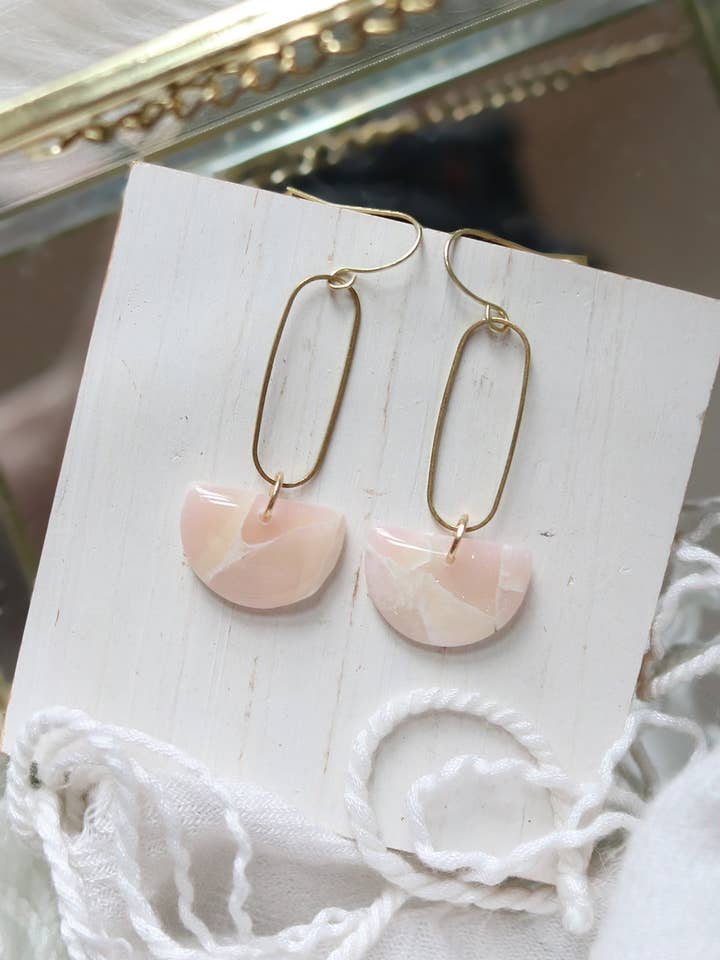 Rose Water Earrings for wholesale by Petal & Posy