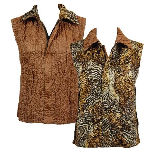The Magic Scarf Company - Wholesale Outerwear Vest - Women's - 4537 - Quilted Reversible Vests24