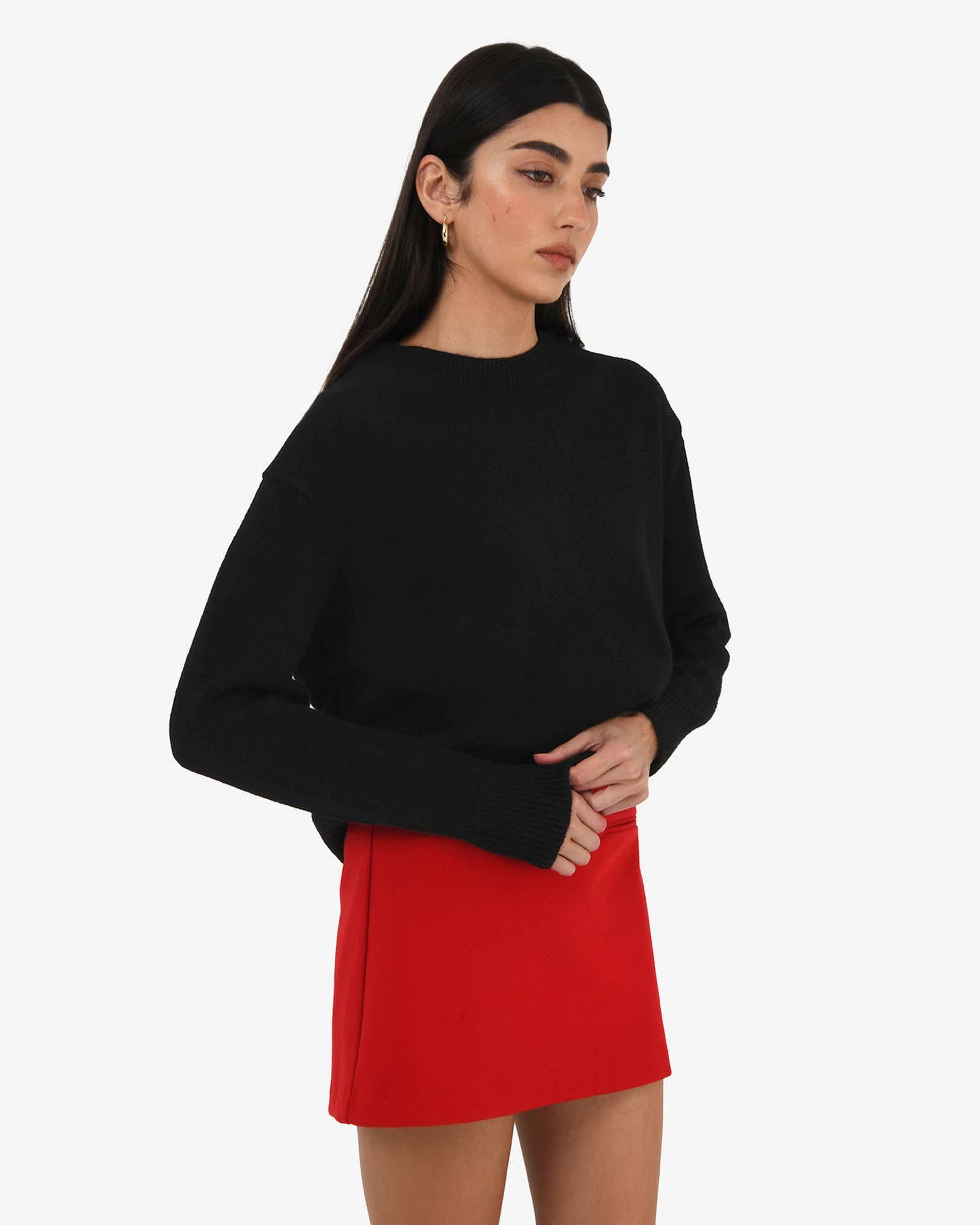 Forcast - Wholesale Knitted jumper – Women′s - Forcast Women's Joyli Merino Wool Blend Jumper8