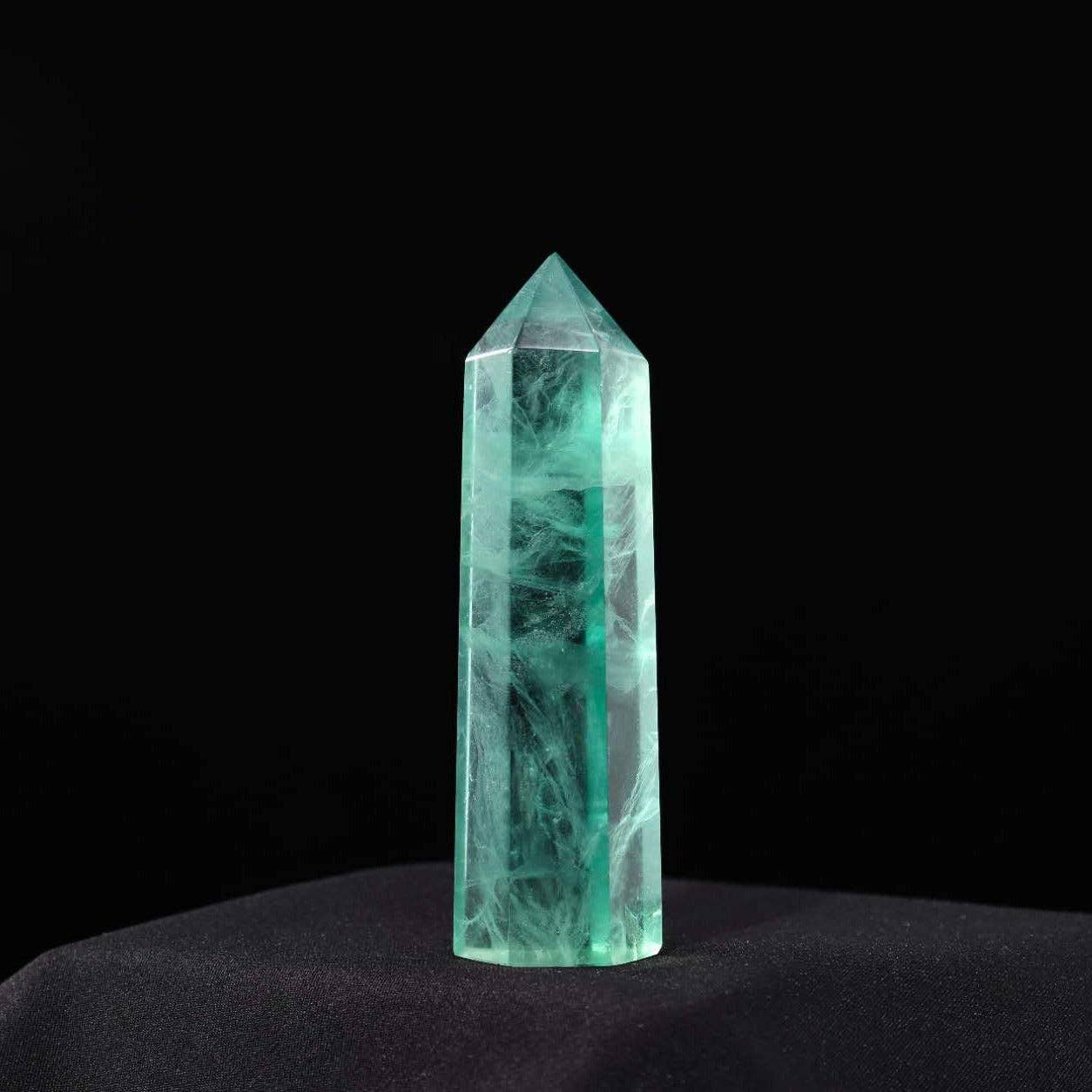 Moon Rituals - Venta al por mayor Piedras/cristales espirituales - Torre de Fluorita Verde - Estabilizador de Emociones5