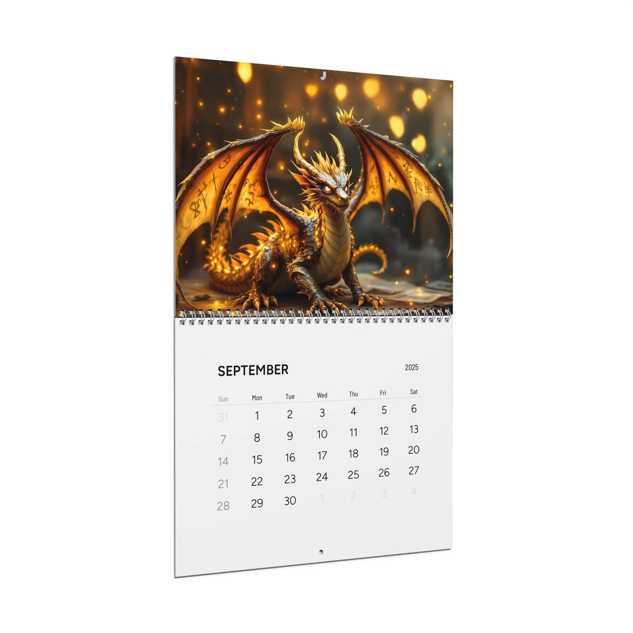 Hallowed Relics – Großhandel Kalender – 2025 Mythischer Drachenkunst-Kalender - Gotische Wanddekoration7