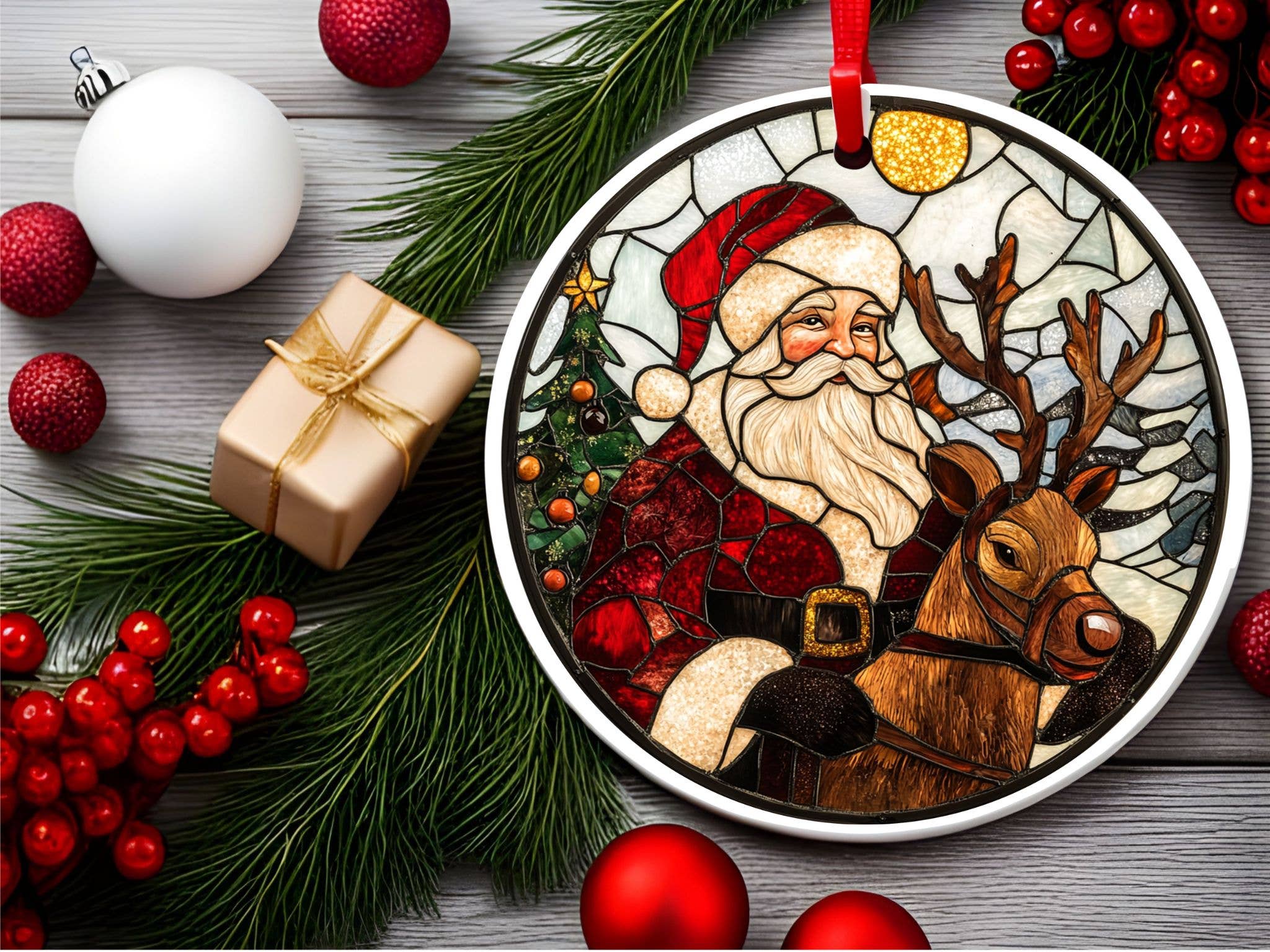 Stencil Art Canada - Vendita all'ingrosso Decorazione - Ornamento Natalizio in Ceramica