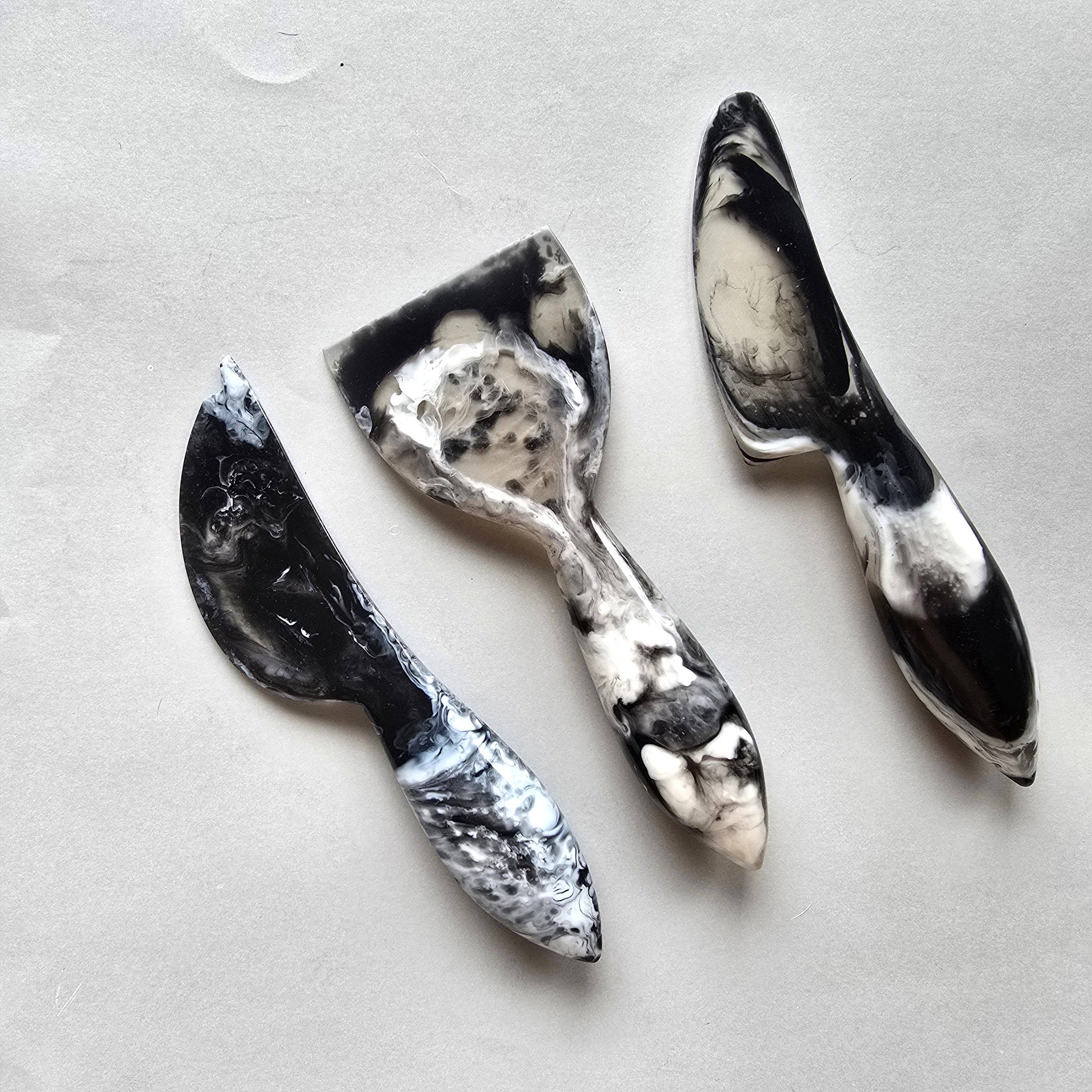 Gibb & Daan – Faca para queijo por atacado – Conjunto de Facas de Queijo de 3 Peças - Ferramentas de Charcutaria em Resina7