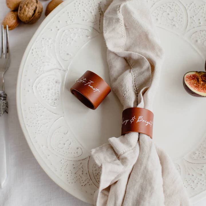 Custom Leather Napkin Ring and other Purchase Wholesale black napkin rings. Free Returns & Net 60 Terms on Faire trending on Faire.