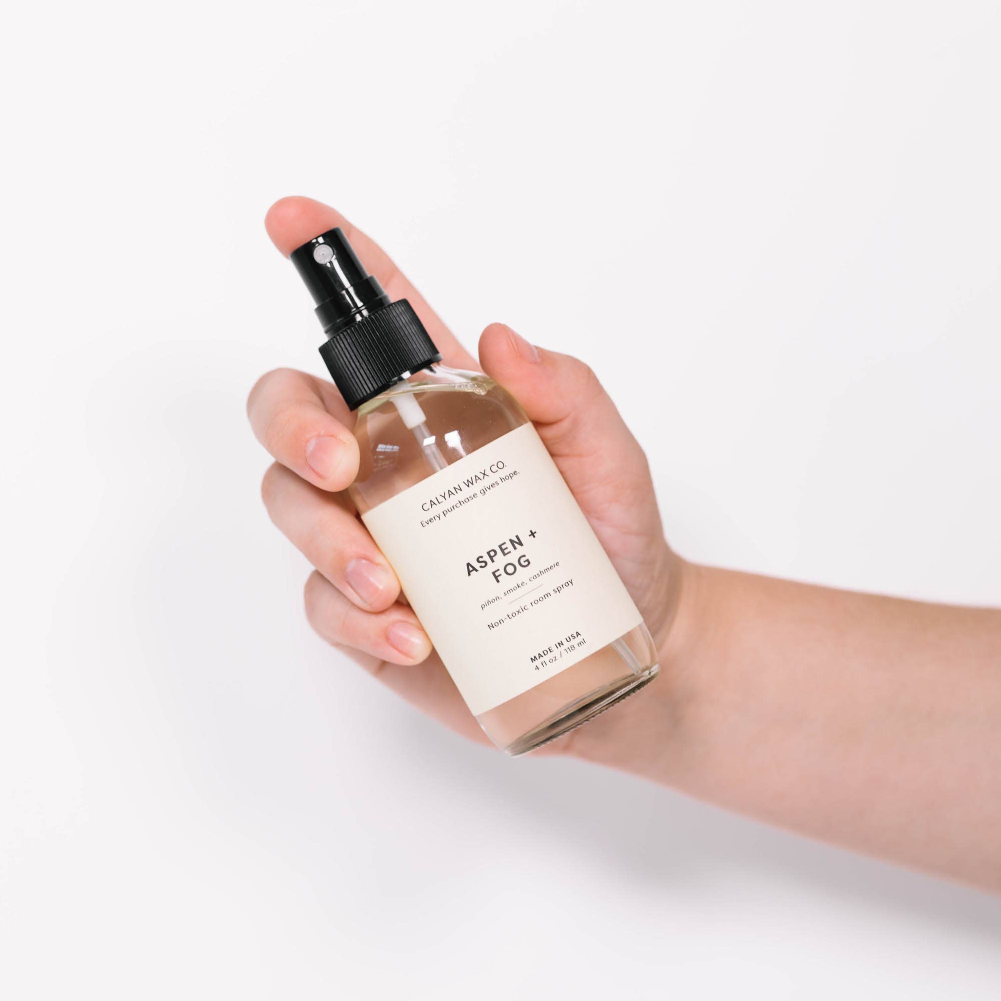 Calyan Wax Co. - Wholesale Room & Linen Spray - Aspen + Fog - Room Spray3