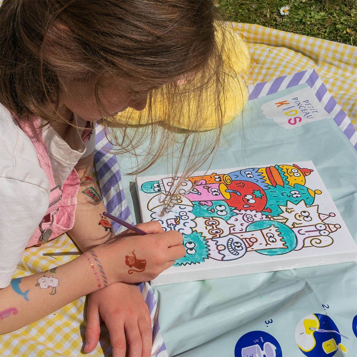 La Petite Épicerie - Wholesale Art Set - Kids & Baby - Paint by Numbers Kit - Small Brush Kids Fun Gang1