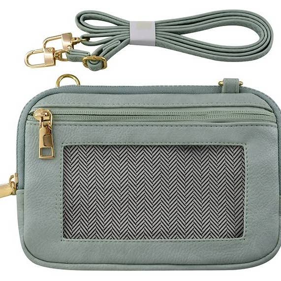 MiMi Wholesale - Wholesale Crossbody Bag - Women's - AD007 Cell Phone Mini Crossbody Wallet Bag