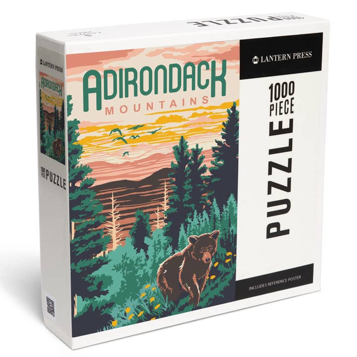PUZZLE DA 1000 PEZZI Adirondack Mountains, serie Explorer per la vendita all'ingrosso da parte di Lantern Press