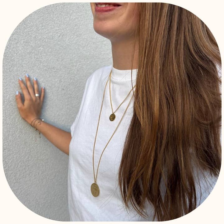 MARLAH - Wholesale Pendant/Charm Necklace - Good Vibes Only Necklace1