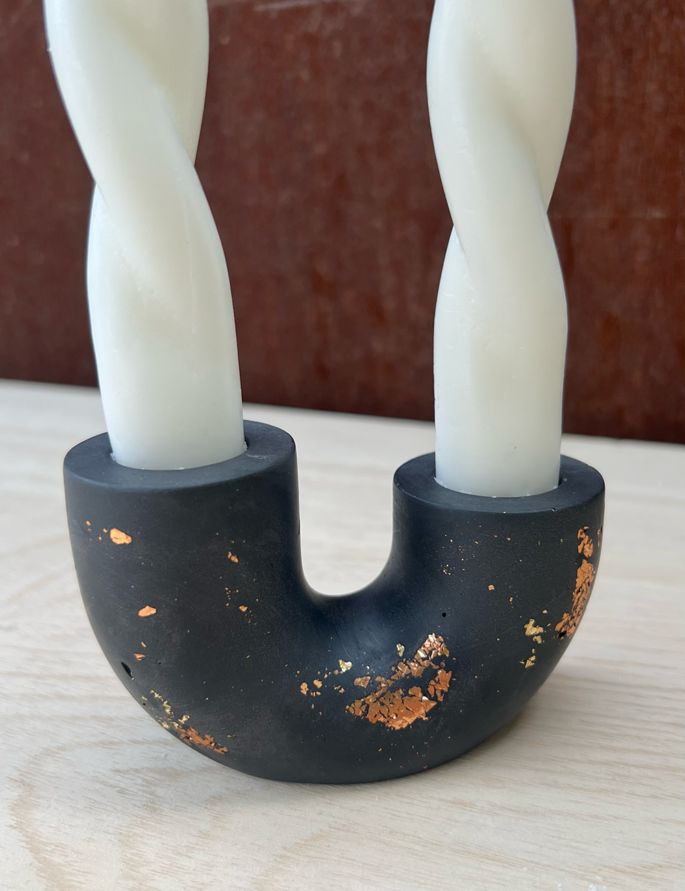 Well Hello Studio - Wholesale Candle Holder - Gold Rush U-Shape Candle Holder2