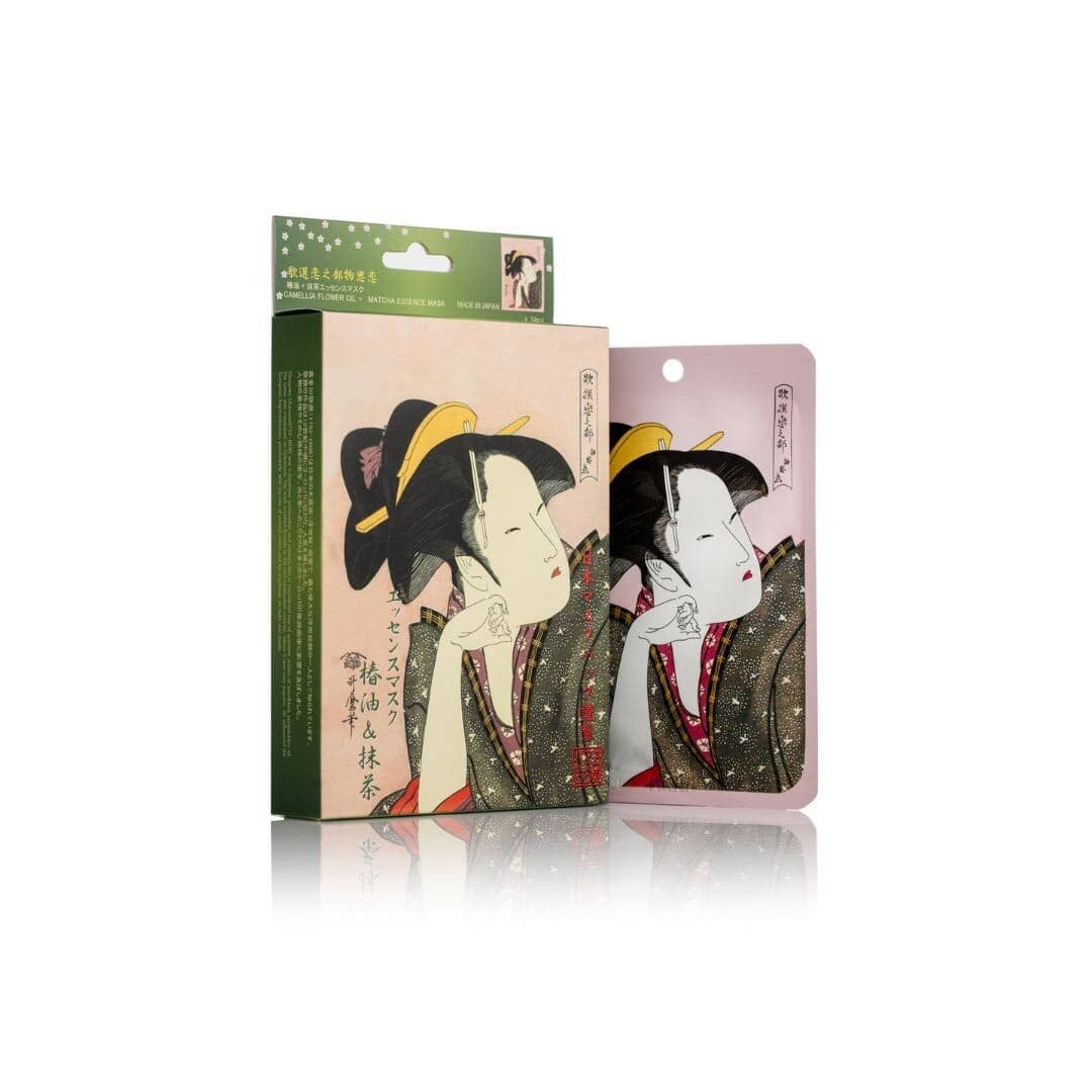 Dessigns - Venta al por mayor Mascarilla - MITOMO - Mascarilla antioxidante de camelia y té verde matcha1