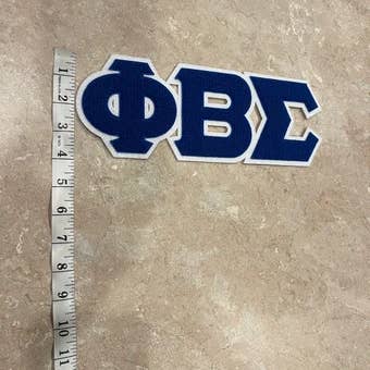 REMOVED BRAND - Wholesale Patch - Phi Beta Sigma Patch Iron On-"Greek Letters"3