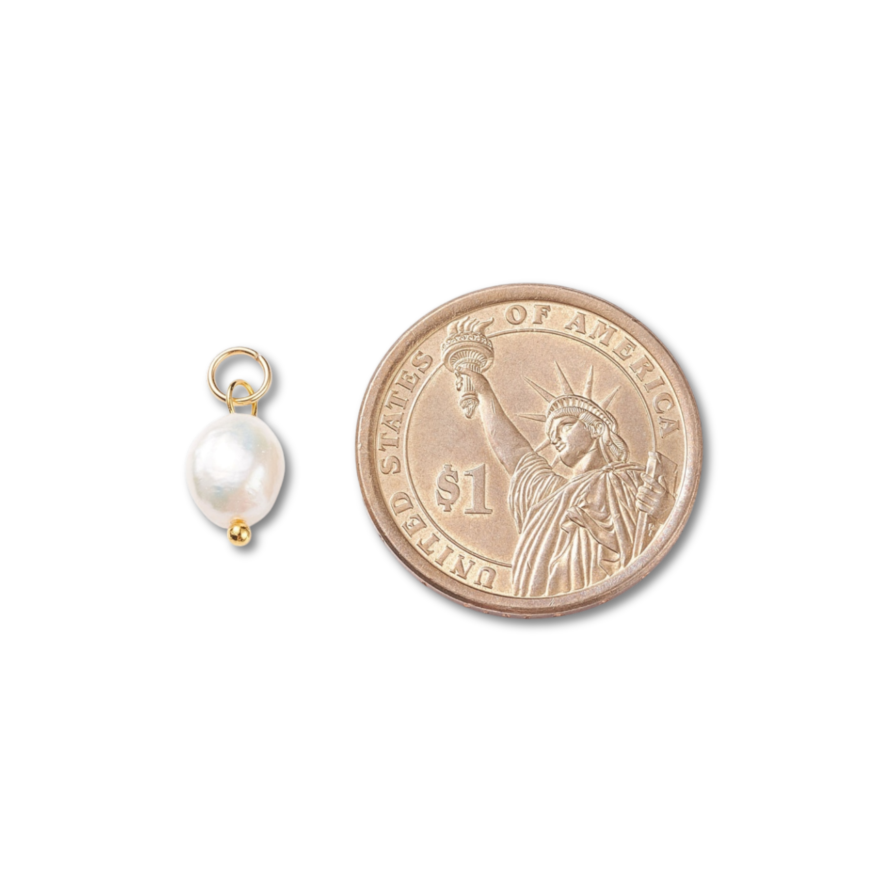 Love, Paige Designs - Vendita all'ingrosso Ciondolo/pendente - Charm in oro con perle d'acqua dolce2