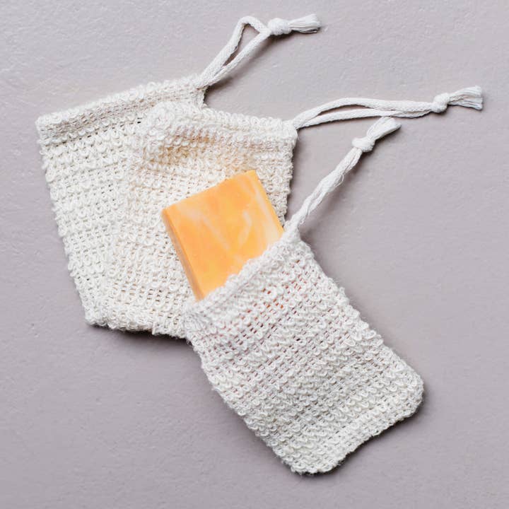 Soap Saver Bag | Agave | Eco-Friendly, Reusable, Zero Waste for wholesale by Wild Rae