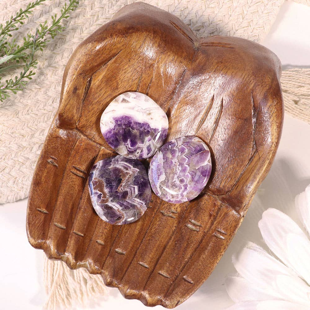 Natures Artifacts Inc - Venta al por mayor Piedras/cristales espirituales - Piedras de palma de cristal amatista11